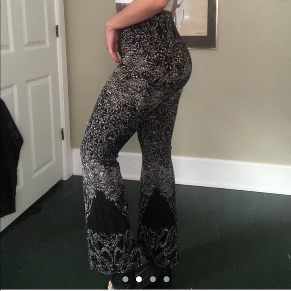 Funky Free People Flare Pants - Picture 2 of 4